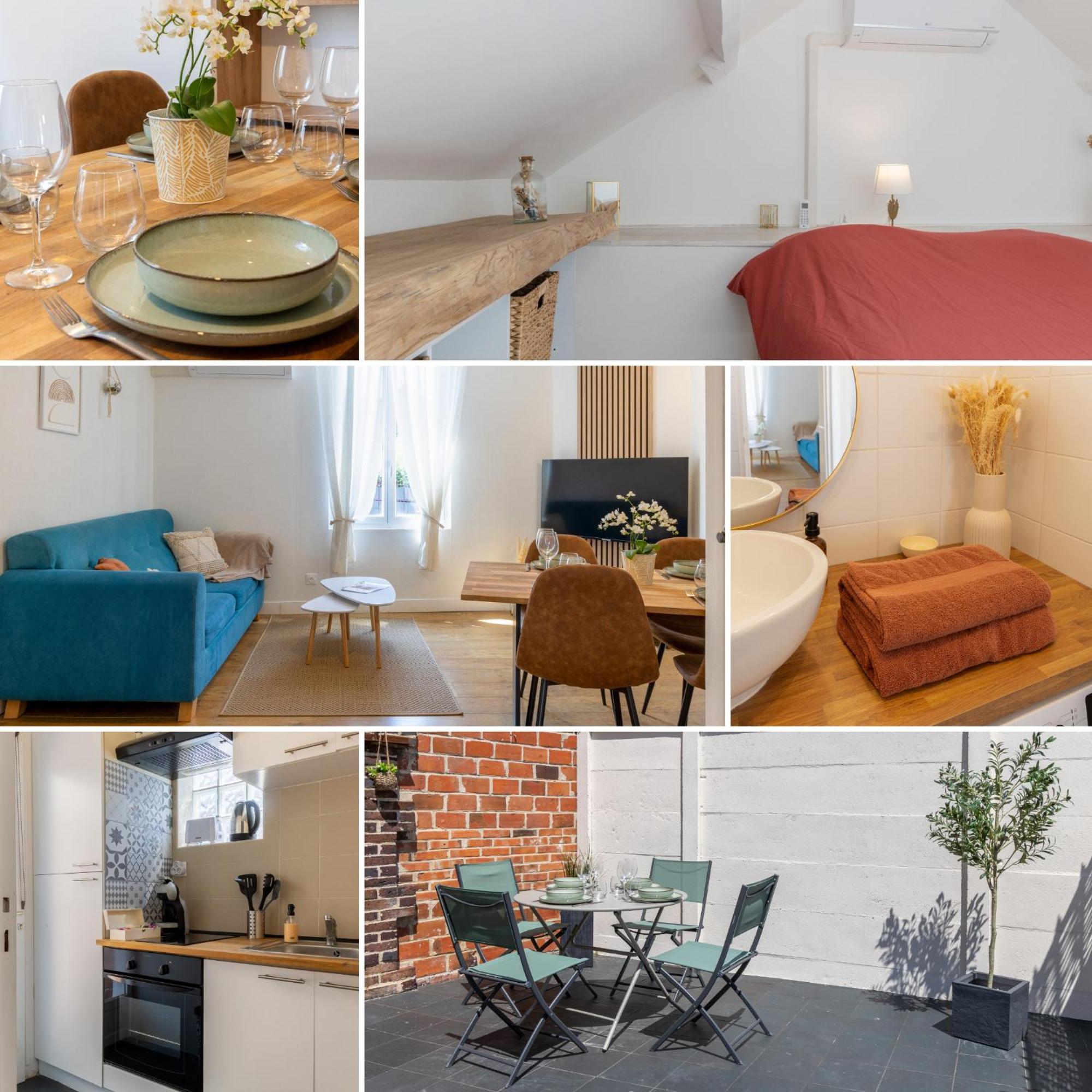 Le Relax - Maison Climatisee Avec Terrasse - Apartment Troyes